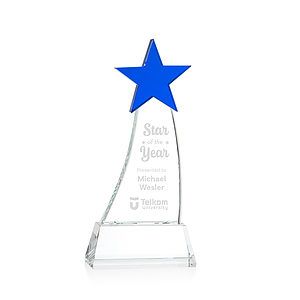 Manolita Star Award - Blue/Clear
