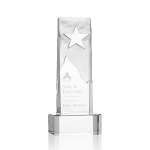 Stapleton Star Award on Base - Clear