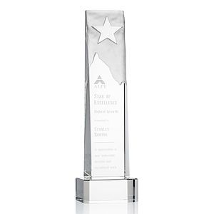 Stapleton Star Award on Base - Clear
