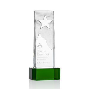 Stapleton Star Award on Base - Green