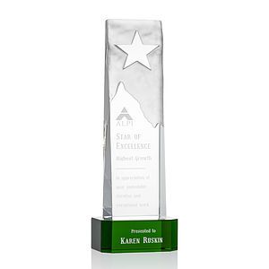 Stapleton Star Award on Base - Green