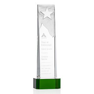 Stapleton Star Award on Base - Green