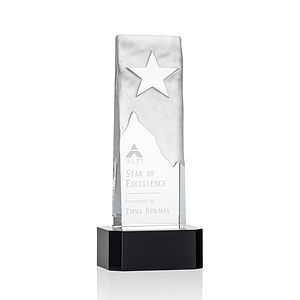 Stapleton Star Award on Base - Black
