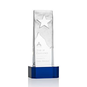 Stapleton Star Award on Base - Blue