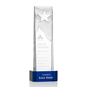 Stapleton Star Award on Base - Blue