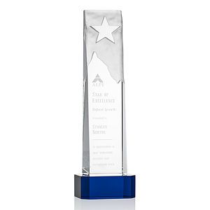 Stapleton Star Award on Base - Blue