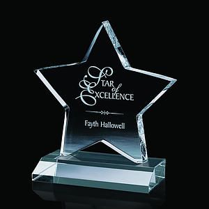 Chippendale Star Award - Clear