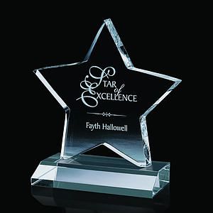 Chippendale Star Award - Clear