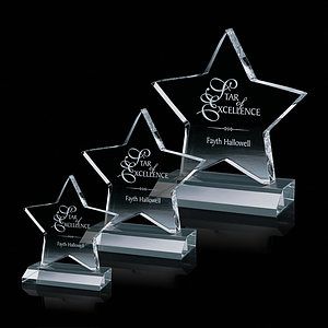 Chippendale Star Award - Clear