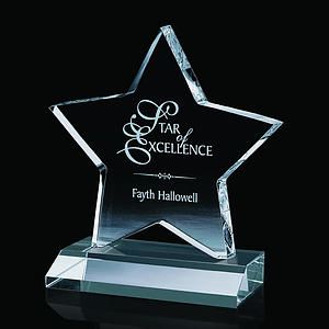 Chippendale Star Award - Clear