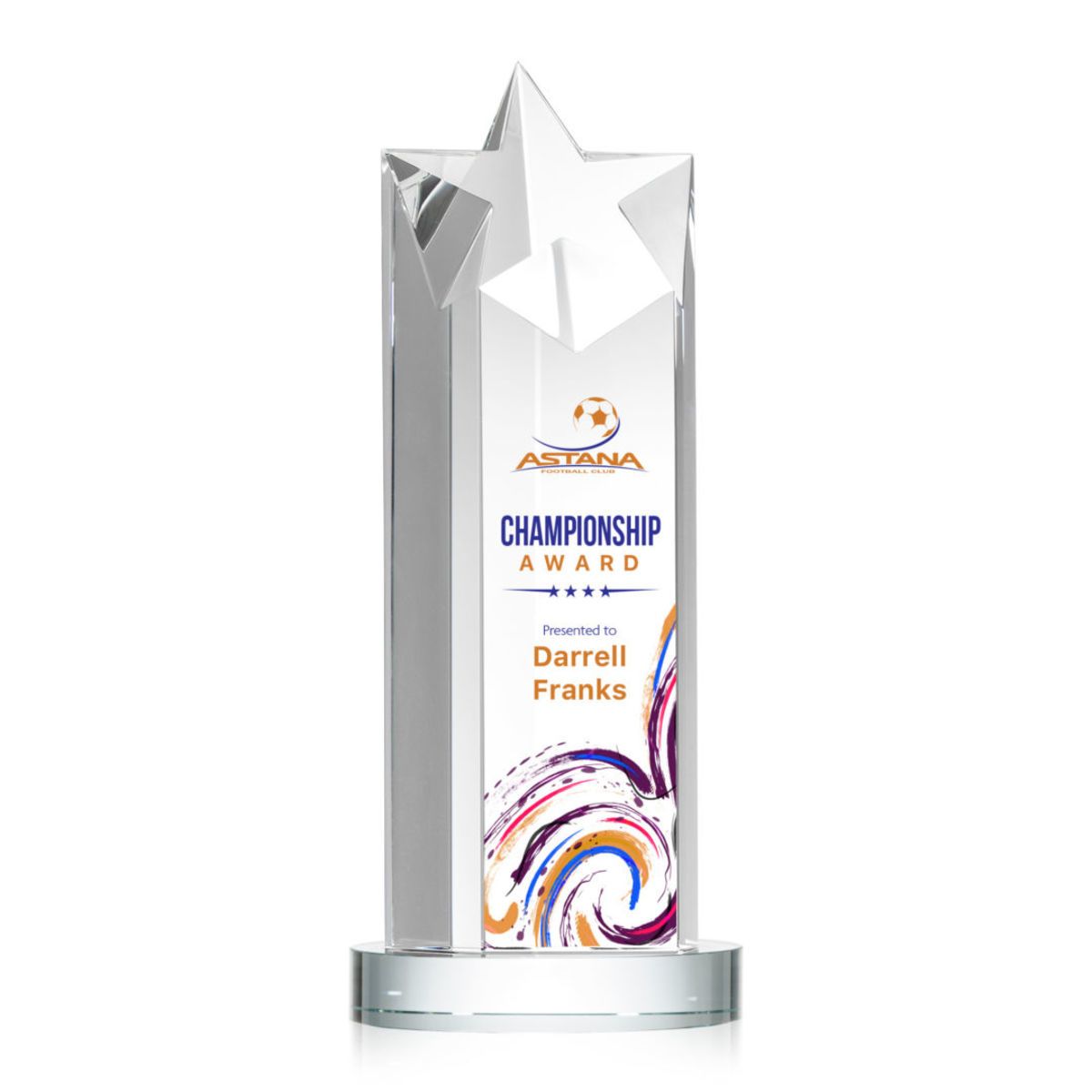 Berkeley VividPrint™ Award on Condor Base - Clear