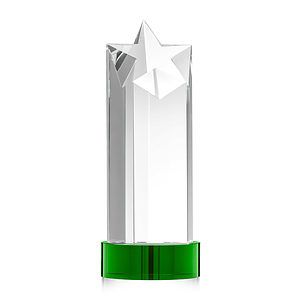 Berkeley VividPrint™ Award on Stanrich Base - Green