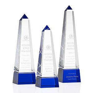 Groove Obelisk Award - Blue 