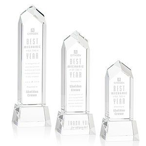 Clarington Award on Base - Clear