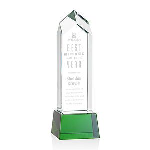 Clarington Award on Base - Green