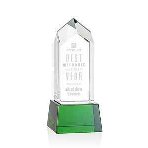 Clarington Award on Base - Green