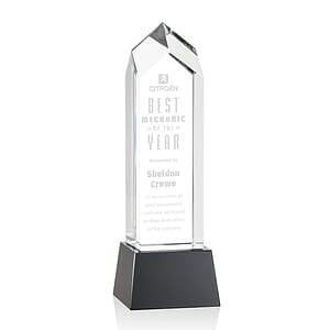 Clarington Award on Base - Black
