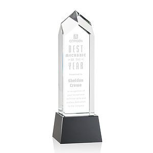 Clarington Award on Base - Black
