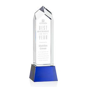 Clarington Award on Base - Blue