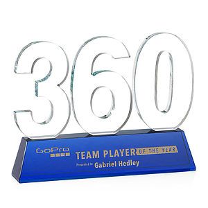 Milestone Optical Award - Blue