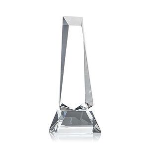 Rustern Obelisk Award on Base - Clear