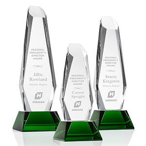 Rawlinson Award on Base - Green 