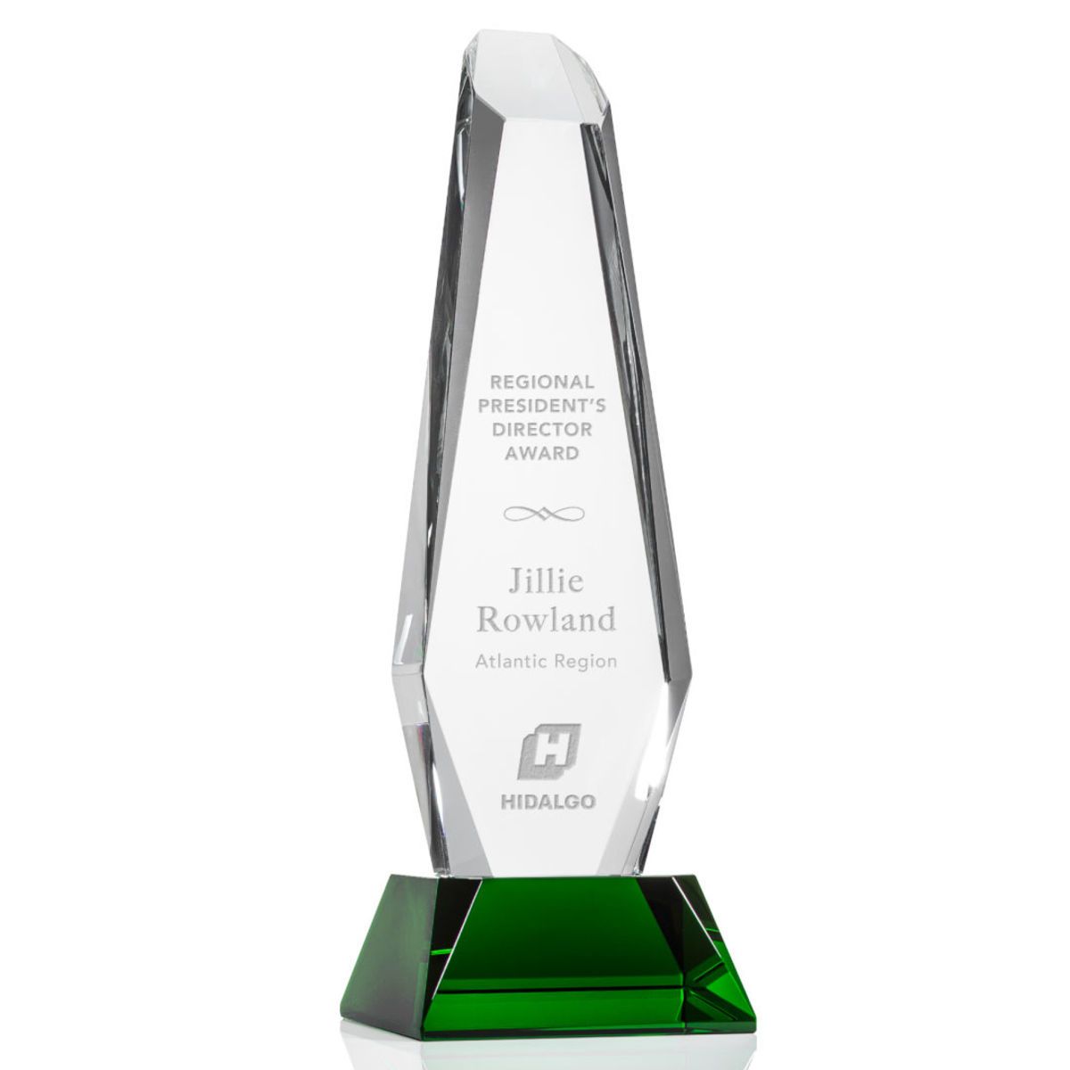 Rawlinson Award on Base - Green 