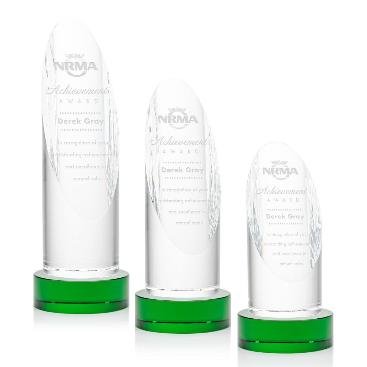 Lauder Award on Base - Green