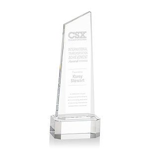 Belmont Tower Award on Padova Base - Clear