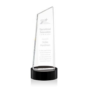 Belmont Tower Award on Stanrich Base - Black