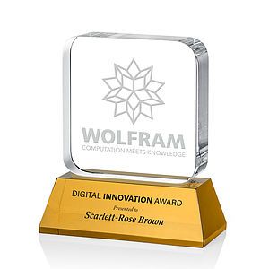 Flamborough Award on Base - Amber