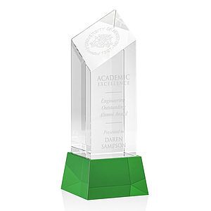 Barone Award on Base - Green