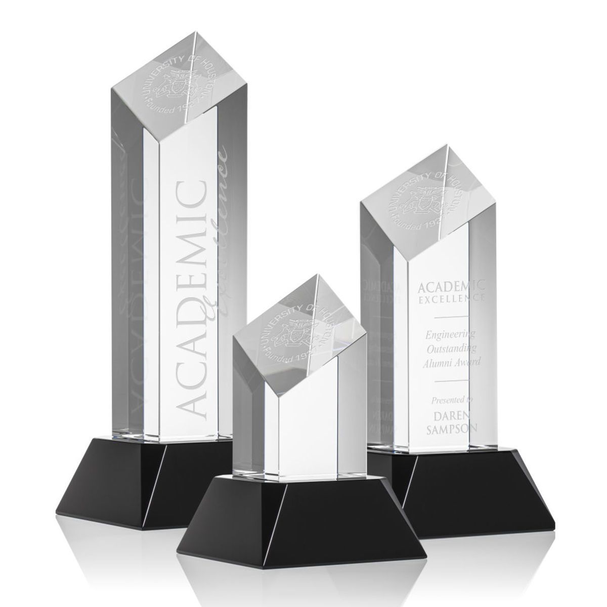 Barone Award on Base - Black