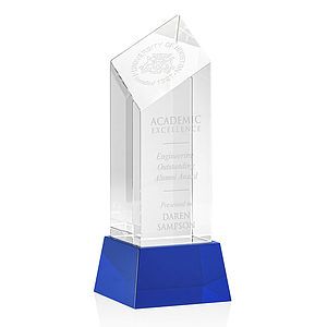 Barone Award on Base - Blue