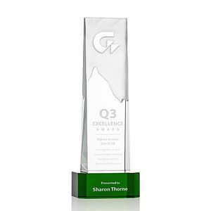 Rushmore Award on Base - Green
