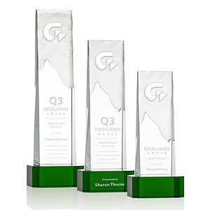 Rushmore Award on Base - Green