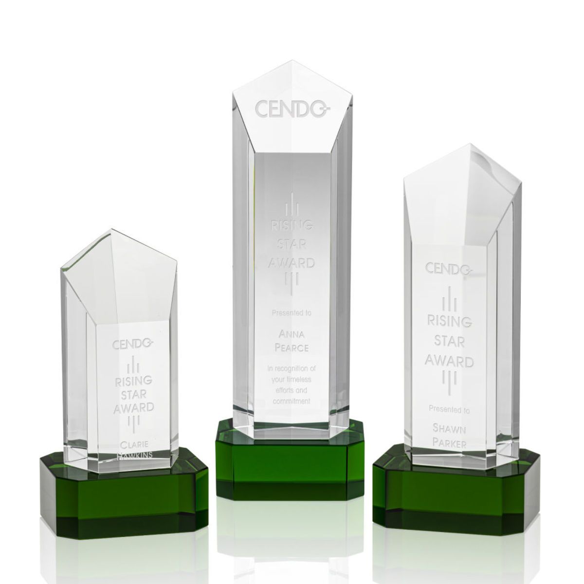 Jolanda Award on Base - Green 