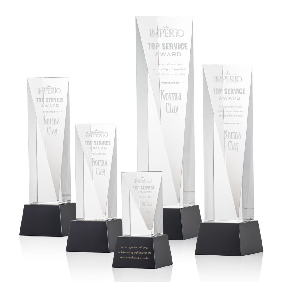 Easton Award on Base - Black