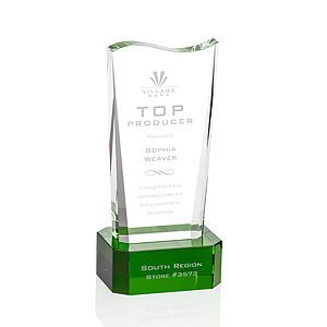 Violetta Award on Base - Green
