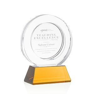Templeton Award on Base - Amber