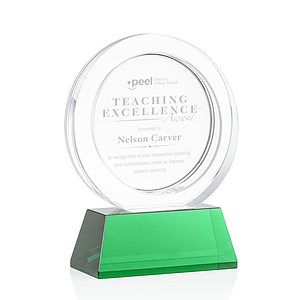 Templeton Award on Base - Green