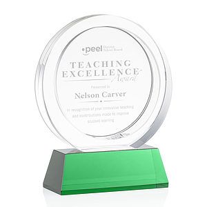 Templeton Award on Base - Green