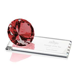 Gemstone Award on Starfire - Ruby