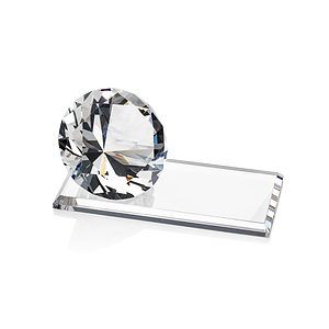 Gemstone Award on Starfire - Diamond