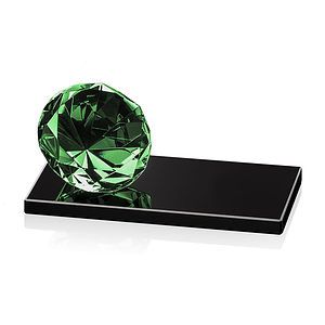 Gemstone Award on Black - Emerald