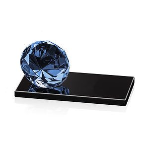 Gemstone Award on Black - Sapphire