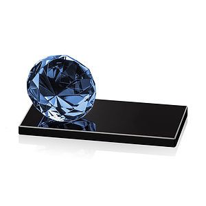 Gemstone Award on Black - Sapphire