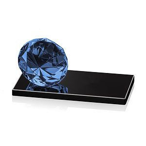 Gemstone Award on Black - Sapphire