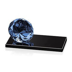 Gemstone Award on Black - Sapphire