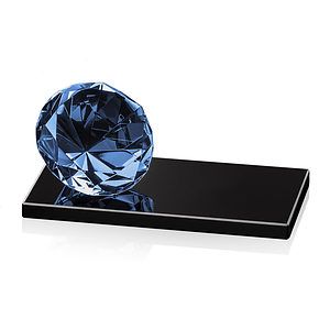 Gemstone Award on Black - Sapphire